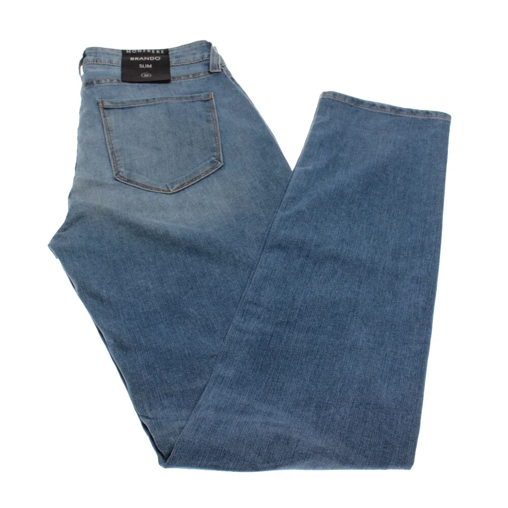Monfrere NWT Denim Jeans Size 30 US Slim Fit Brando in Blue Cotton Blend